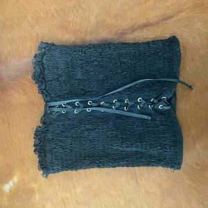 !!!! BLACK lacy tube top